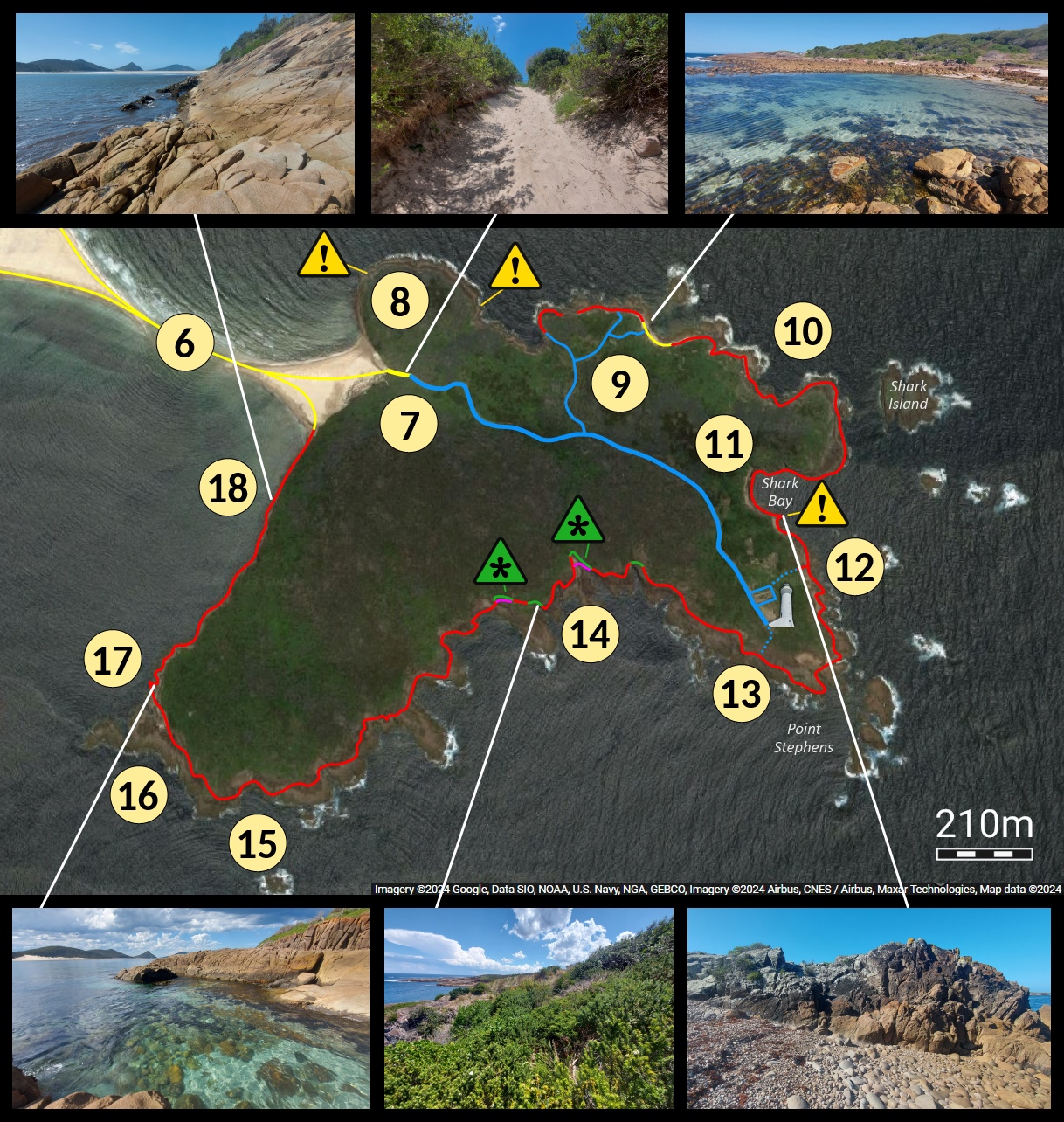 fingal island map